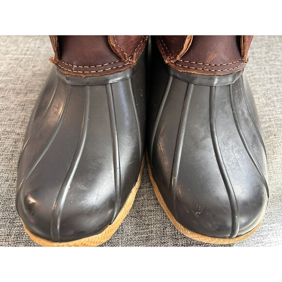 Sperry Duck Boots Womens Size 7 Weatherproof Brown Rain Shoes STS91176 - Picture 6 of 12